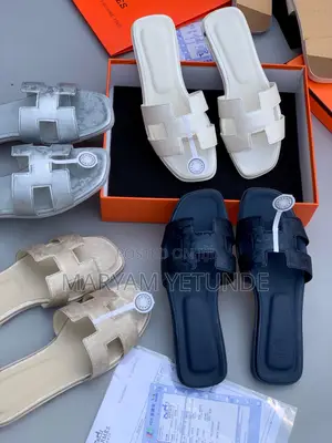 Luxury Damask Hermes Slippers