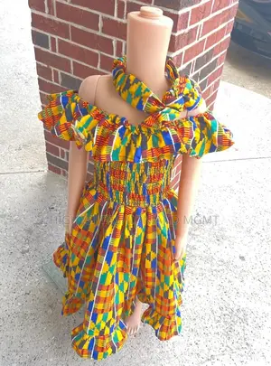 Ankara Danshiki Kente Dress