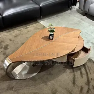 Modern Luxury Wooden Coffee Table With Storage Drawer