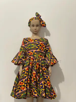 Kente Short Gown