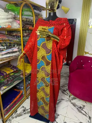 100%Cotton Lace Ankara