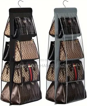 8 Pockets Anti-Dust Hanging Handbag Organizer.