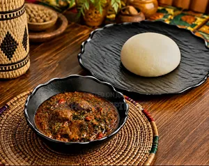 Stoneware Matte Unbreakable Black Plates ( a Set)