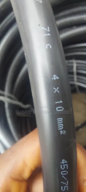 10mm 4core Flexible Nigeria Cable