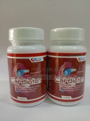 Cardioton Capsules; Natural Blood Support - 2 Bottles