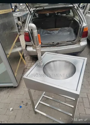 Commercial-Grade Stainless Steel Hand Wash Station