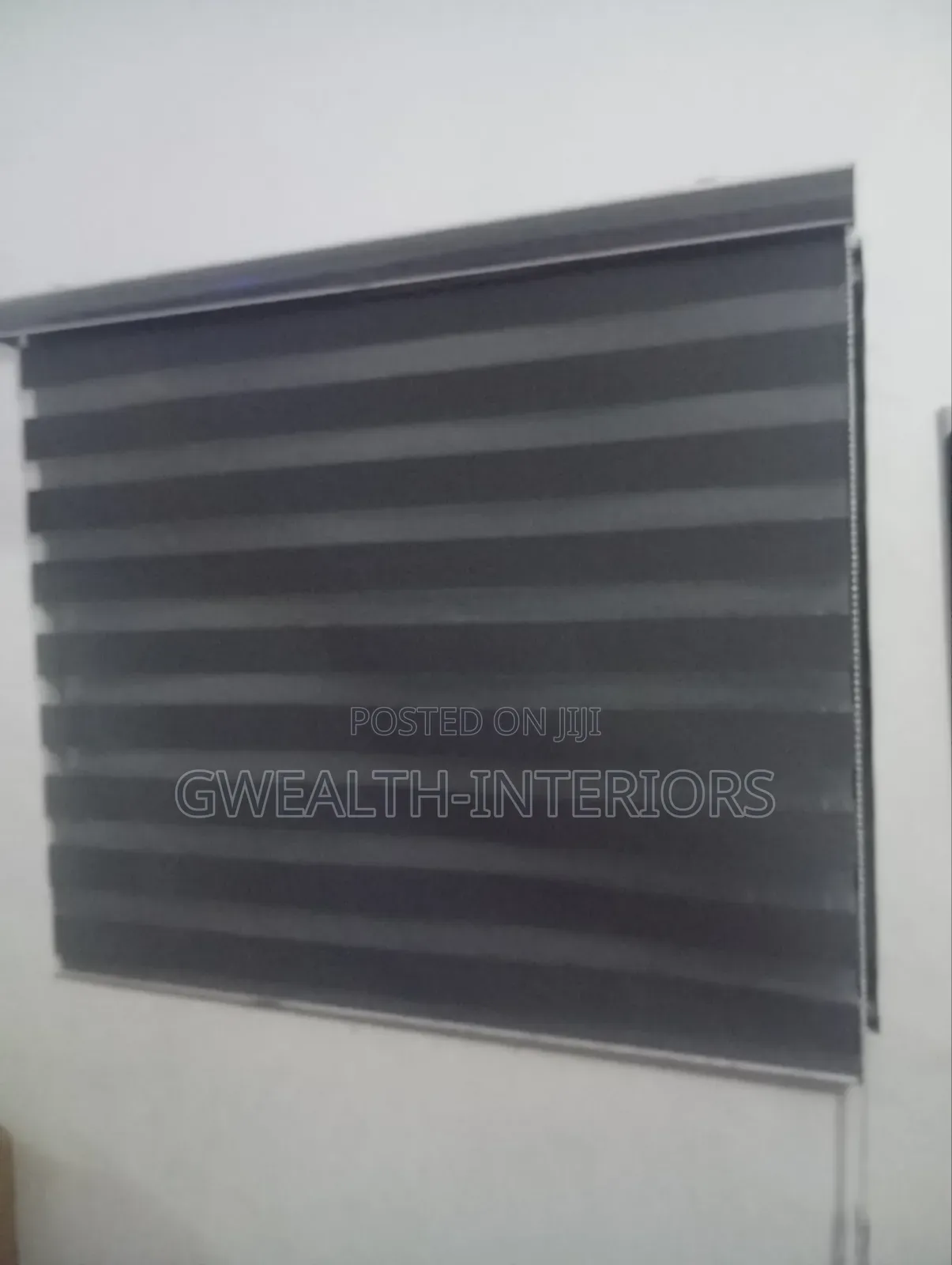 Deep Gray 6ft by 5ft Used Window Blinds