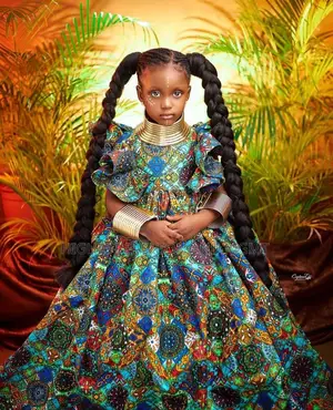 African Girls Dress for Pageant