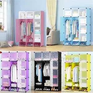 Modular Plastic Mobile Wardrobe 2st7