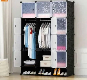 Modular Plastic Mobile Wardrobe 2st7