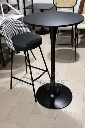 Black Exquisite Bar Table Stool.