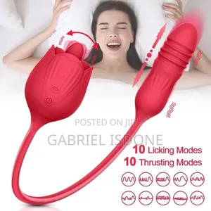 Rose Toy for Woman Vibrating - Rose Stimulator With 10 Modes 2 in 1