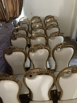 20 Set of Gold Chairs 
