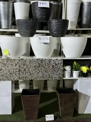 Plastic Flower Pots Planters – Different Sizes Available