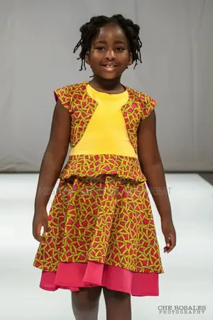 Reversible Short Jacket in Pink African Print