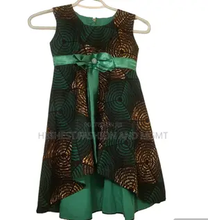 Ankara African Print High Low Dress