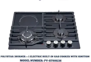 Polystar 3+1 Table Gas Cooker