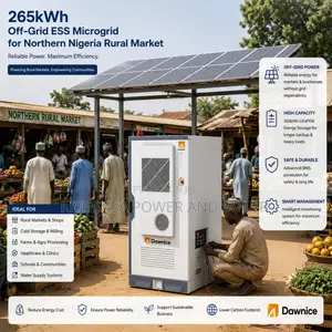 125kw/265kwh Off-Grid Ess Microgrid for Northern Nigeria Rural Market
