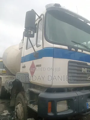 Man Diesel Concrete Mixer With Auxiliary 12 Tyres Tokunbo