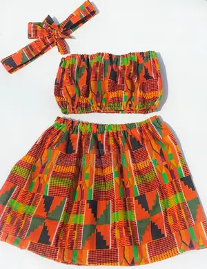 Tube and Skirt With Headband for Babies