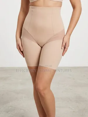 Women's High Waist Tummy Control Shorts–Body Shaper(Black Nude)