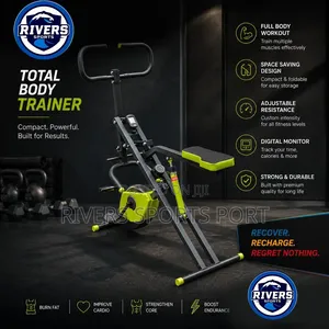 2in1 Body Crunch Evolution Exercise Bike Squat Machine / Horse Rider