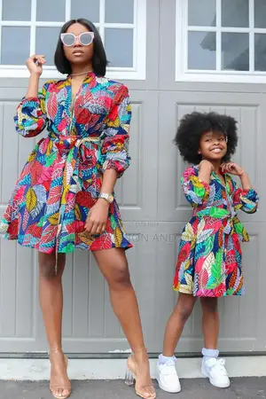 Short Matching Outfit for Mother and Kid