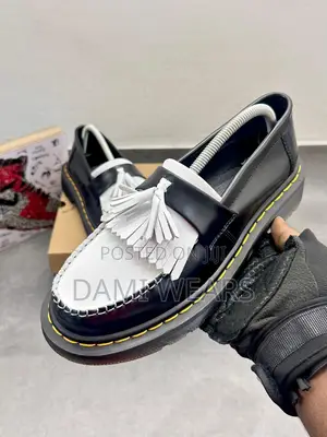 Dr Martens Loafer White/Black