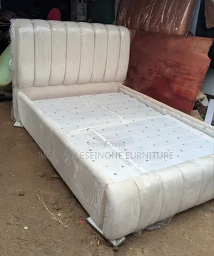 Modern 4.5 X 6 Upholstered Bed Frame | Strong, Durable Luxury Finish