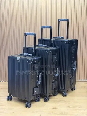 Premium Aluminum Frame Luggage Set | Tsa Lock | Bottle Holder