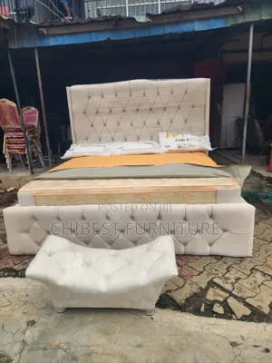 Luxury 6by6 Bed Frame With Footrest