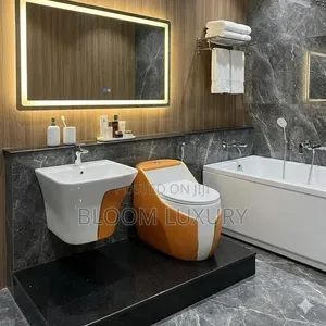 Executive Water Closet With Wall Hung Basin