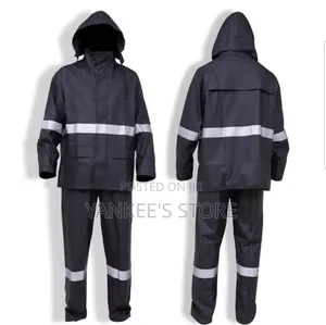Brand New Up And Down Reflective Raincoat