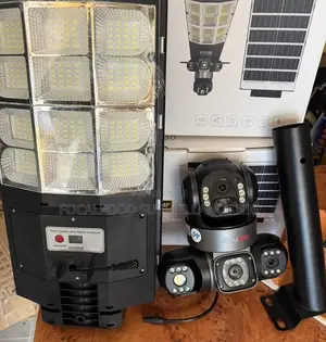Solar-Powered Street Light and V380 4g Simcard Camera With 3 Lenses
