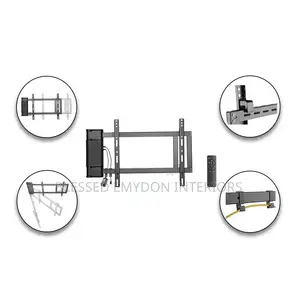 Panning Motorized Tv Wall Mount With Remote Controller