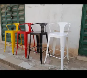 Unique And Strong Metal Wine Bar Stool