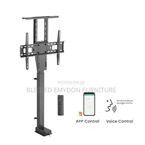 Smart Large Motorized Tv Lift Stand With Voice App Control