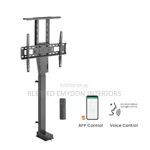 Smart Large Motorized Tv Lift Stand With Voice App Control