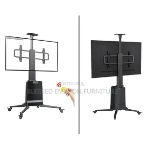 Motorized Telescopic Height-Adjustable Aluminium Tv Stand