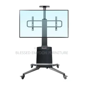 Motorized Telescopic Height-Adjustable Aluminium Tv Stand