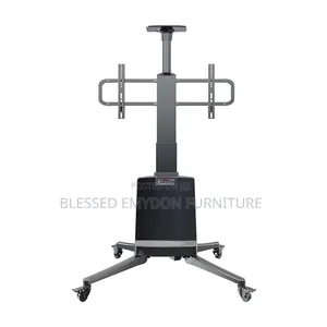 Motorized Telescopic Height-Adjustable Aluminium Tv Stand