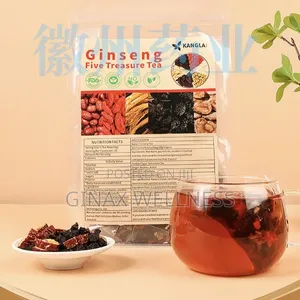 Ginseng Five Treasure Tea For Energy, Immunity, And Kidney Health