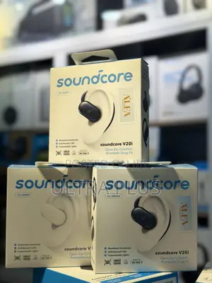 Anker Soundcore V20i Open-Ear Headphones, Adjustable Ear Hooks - Ip55