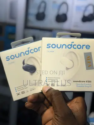 Anker Soundcore V20i Open-Ear Headphones, Adjustable Ear Hooks - Ip55