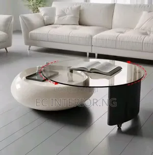 Nordic Elegant Coffee Table Round