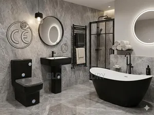 Matte Black Quality Water Closet