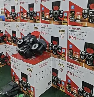 Four Lens, Four Views CCTV Solar Powered Camera