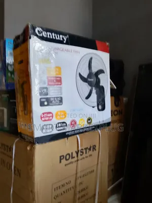 Century 18" (Frcb-45) Rechargeable Wall Fan With Remote