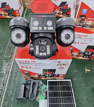 4-Lens Ai Solar CCTV Camera – 4g Wireless Security Camera