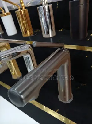 Modern Gunmetal Basin Mixer Tap | Luxury Bathroom Faucet`